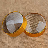 10倍高清球面放大镜文镇镜馒头镜镇纸放大镜阅读报纸图书地图60mm