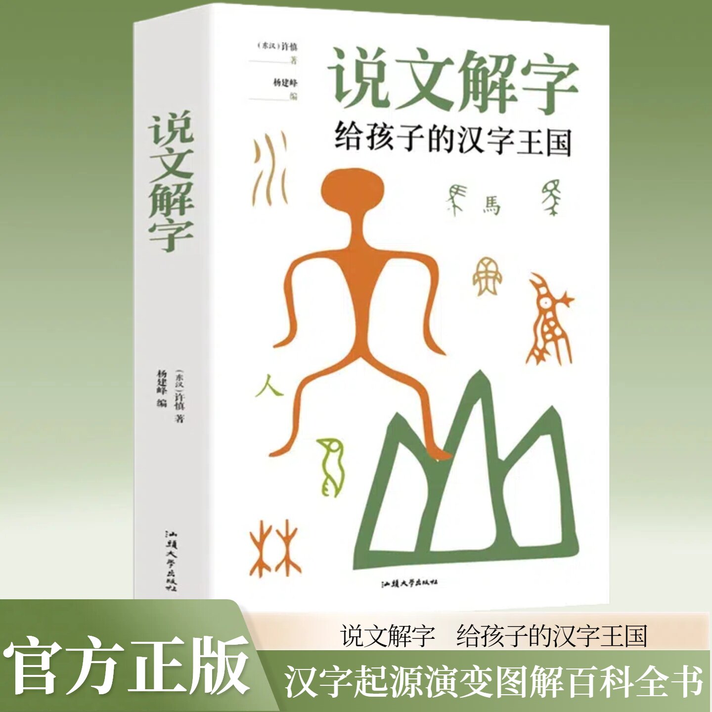 说文解字 给孩子的汉字王国让孩子从萌趣的图片中了解汉字的根与源了解汉字的历代演变前世今生