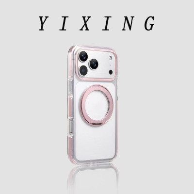 360度旋转折叠支架苹果手机壳女