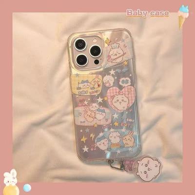 适用vivoy78y35y36y37手机壳y52s吉伊卡哇y53s卡通挂饰y55t时尚y73s网红y76s超火y85y93y70s女z6z5u3x新nex