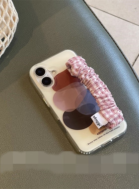 适用opporeno13手机壳Findx8/7/6/5/3莫兰迪色块k12k11褶皱手腕带Reno10/9小众高级4se网红超火Ace2文艺时尚p