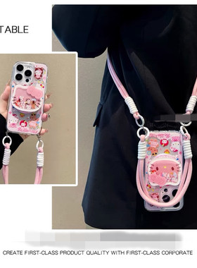 适用opporeno13手机壳Findx8/7/6/5/3磁吸支架k12k11可拎手绳Reno10/9斜挎4se网红超火Ace2可爱时尚高级pro新