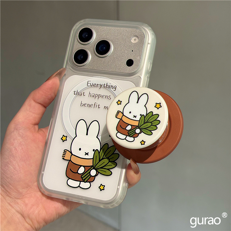 适用小米17/15手机壳turbo4红米note14/13/12柚子叶米菲兔civi5pro/4/3/2磁吸支架11T/10/9/8磨砂max/mix外壳