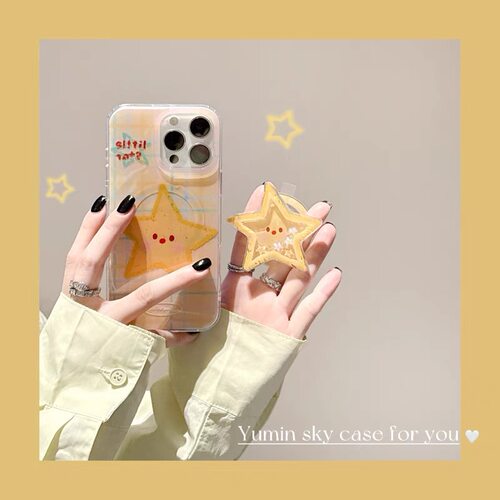 适用小米15手机壳turbo4红米note14/13/12摇摇乐磁吸支架civi3/2/4pro格纹星星11T/10/9/8高级max卡通可爱mix