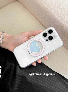 适用vivox200x100y300手机壳T1t2白波点s20s19s18s17s16折叠爱心磁吸支架x90x80x70x60潮s15s12x50x30x21x7x9