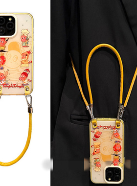 适用三星s25s24s23s22s21U手机壳note10+星星人s20fe可拎手绳s8s9网红超火s10可爱时尚A53a72A55新a42A71外壳