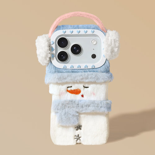 适用一加ace6/5手机壳oneplus13t/12毛绒茸音乐雪人1+Ace3高级时尚2v网红超火11R新10T女9R卡通可爱8/7pro/6p