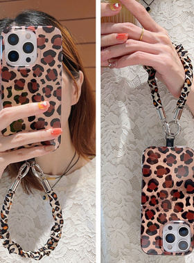 适用vivox200x100y300手机壳T1t2秋冬豹纹s30s20s19s18s17s16褶皱丝绒手提绳x90x80x70x60斜挎s15s12x50x30x2