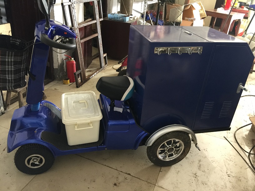 移动洗车机48伏直流电瓶商用高压微水两用蒸汽自动智能上门洗车