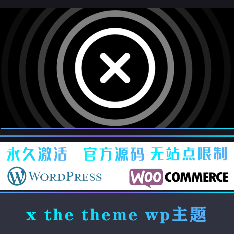 X The Theme WP主题 Wordpress 自定义设计可视化编辑网站模板