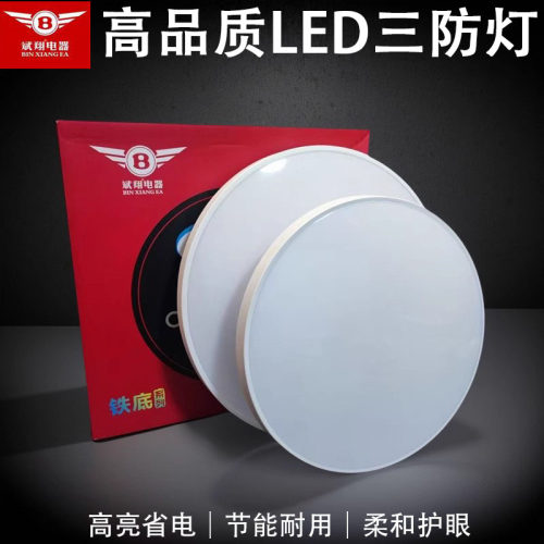 斌翔LED吸顶灯家用三防灯室内