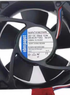 12038印刷机风扇4114N/37HHPR/17HVR四线可调速F2.115.2531/2441