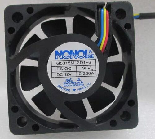 原装NONOISE G5015M12D1+6 12V 0.200A 汽车音响散热风扇5015