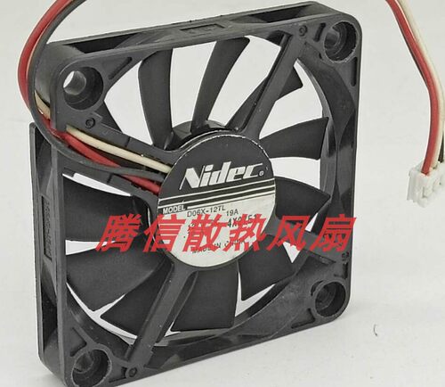 原装日本Nidec D06X-12TL 12V 0.1A 6010 6CM机箱散热风扇