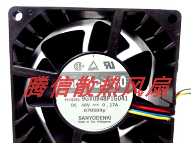 9GV0848P1G041 DC48V 0.27A 0.84A 原装正品 8038轴流散热风扇