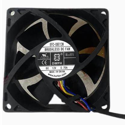 原装东维丰EFC-08E12W 12V 0.70A 8025 8CM散热风扇