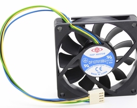 台湾原装正久 DF127015BU 12V0.8A 高转速双滚珠服务器散热风扇