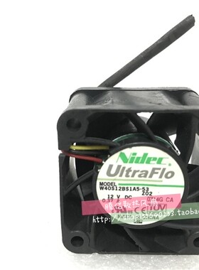 日本NIDEC 4028 12V 0.37A W40S12BS1A5-53 4CM/厘米服务器风扇