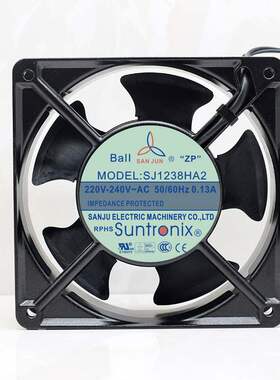 SJ1238HA2原装台湾三巨12038AC220VHA1 110V轴流散热风扇380V HA3