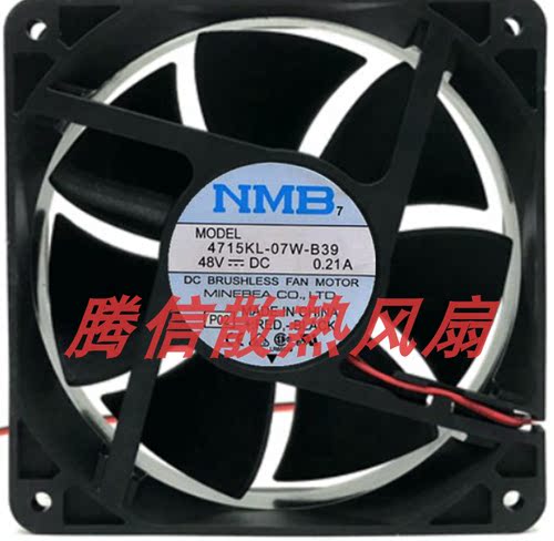 NMB12038 4715KL-07W-B39 48V 0.21A 12CM通信设备风扇120*120*38