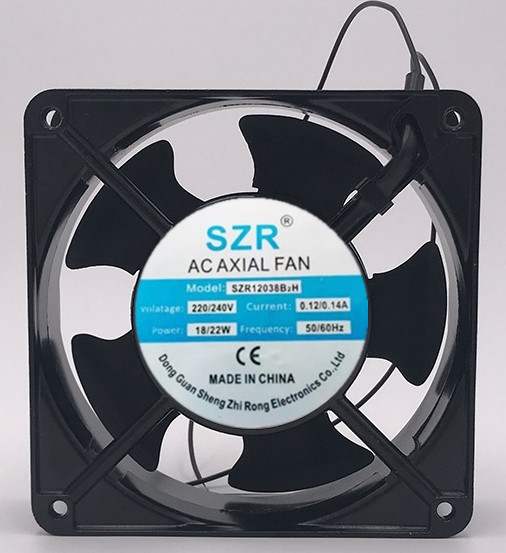 SZR12038B2H 轴流交流机箱风扇12CM排风机220V散热换气焊机冰柜