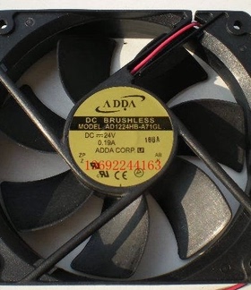 AD1224HB-A71GL原装台湾协喜ADDA1225DC24V轴承散热风扇风机