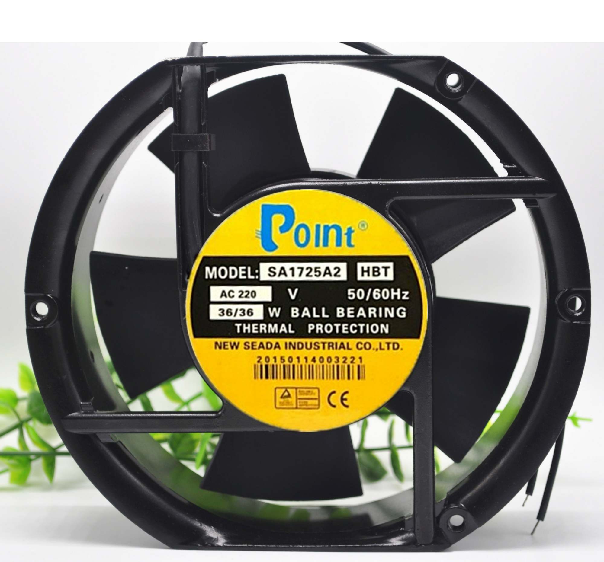 全新原装POINT SA1725A2 HBT散热风扇17CM 17251风机220V滚珠