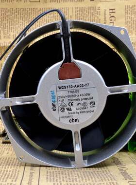 W2S130-AA03-77原装德国EBM 230V 45/39W172*150*55散热风扇
