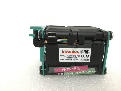 Inventec IFD04048B12-A03 12V 1.9A 服务器散热风扇6033B0004901