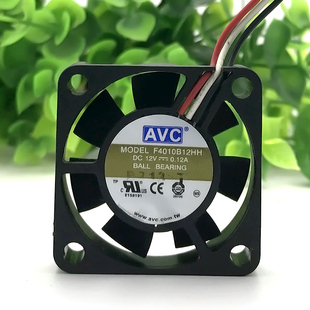 AVC 4010 12V 0.12A F4010B12HH 4厘米 3线测速 南北桥投影机风扇