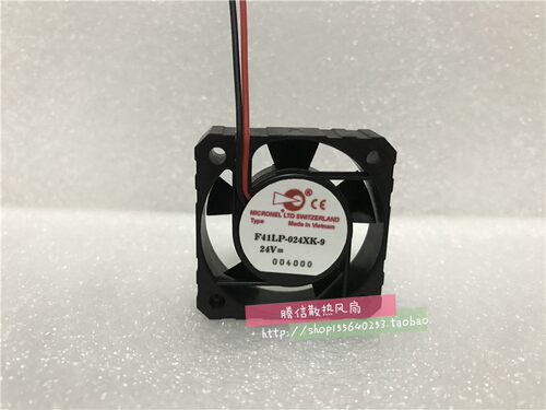 瑞士MICRONEL F41LP-024XK-9 4012 DC24V 超静音变频散热风扇