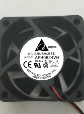 AFB0624VH 原装台达 6025 24V 0.17A 6厘米 变频器 轴流散热风扇