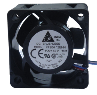 台达 PFB0412EHN-SP12 12V 0.72A 4线 4028 服务器机箱散热风扇