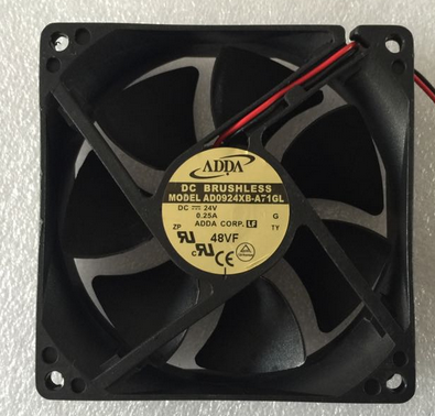 AD0924XB-A71GL 24V 0.25A 原装正品ADDA 92*92*25双滚珠轴流风扇