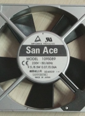 原装正品 109S088 109S087 109S082 109S089 200/230V 轴流风扇