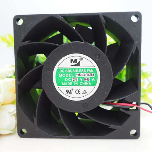 原装一盟YM2408PMZB1 8厘米 8038 24V 0.40A 大风量变频器风扇