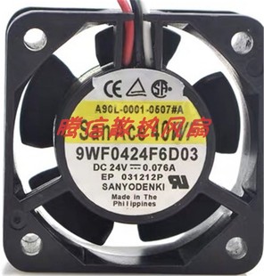 0507 24V 三洋 9WF0424F6D03 0001 0.076A 发那科系统风扇 A90L