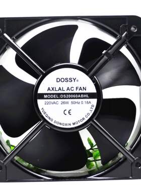 全新DOSSY丰登牌DS/DX20060ABHL 220V/380V 65W电箱散热风扇18060