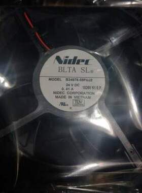 NIDEC B34978-55FUJ2 12CM 12038 24V 0.41A 变频器原装风机