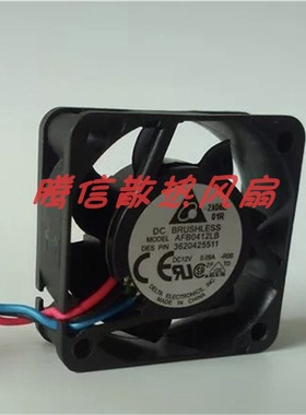原装台达4015 12V 0.09A 3线双滚珠测速静音小风扇AFB0412LB-S12S