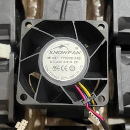 YY6038H24B 原装SNOWFAN 24V 0.91A 医疗设备电焊机散热风扇