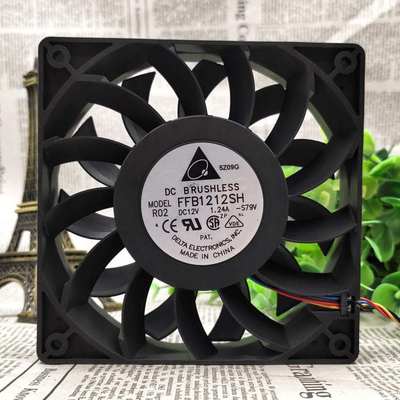 原装台达 FFB1212SH 12025 12V 1.24A 12CM 高转速大风量机箱风扇