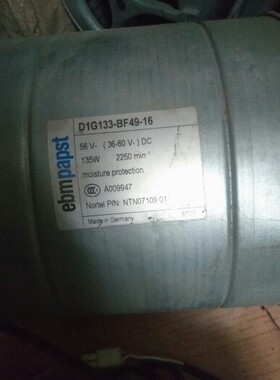 papst D1G133-BF49-16 56V(36-60V)离心 涡轮风机 135W