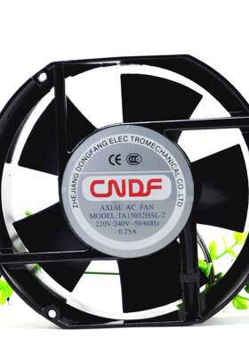 东方CNDF TA15052HSL-2 220V 0.25A 17CM 轴流交流风机冷却风扇