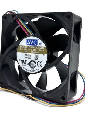 8025 12V DATB0825B2S 电脑服务器机箱电源风扇8cm 4针温控大风量