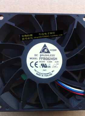 原装台达风扇FFB0824SH 8CM 8025 24V 0.28A 双滚珠 三线