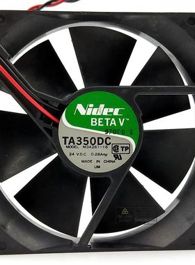 NIDEC 9025工业24V9CM0.28 TA350DC M34261-16汇川变频器散热风扇