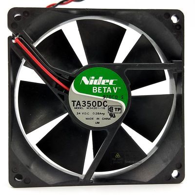 NIDEC 9025工业24V9CM0.28 TA350DC M34261-16汇川变频器散热风扇