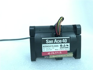 4CM高转速暴力增压风扇 12V1.4A 9CRA0412J505 4056 三洋SANYO