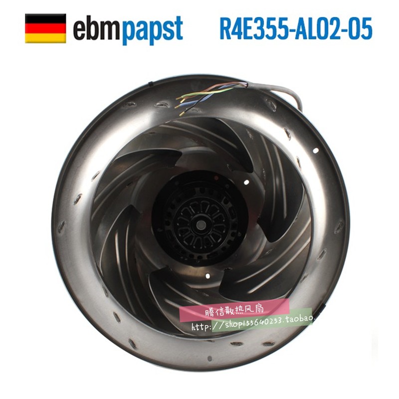 R4E355-AL02-05 德国ebmpapst AC230V 1.12A 355mm 离心散热风机
